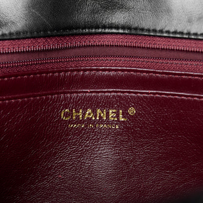 Chanel Lambskin Quilted Jumbo Single Flap Black 6 of 11