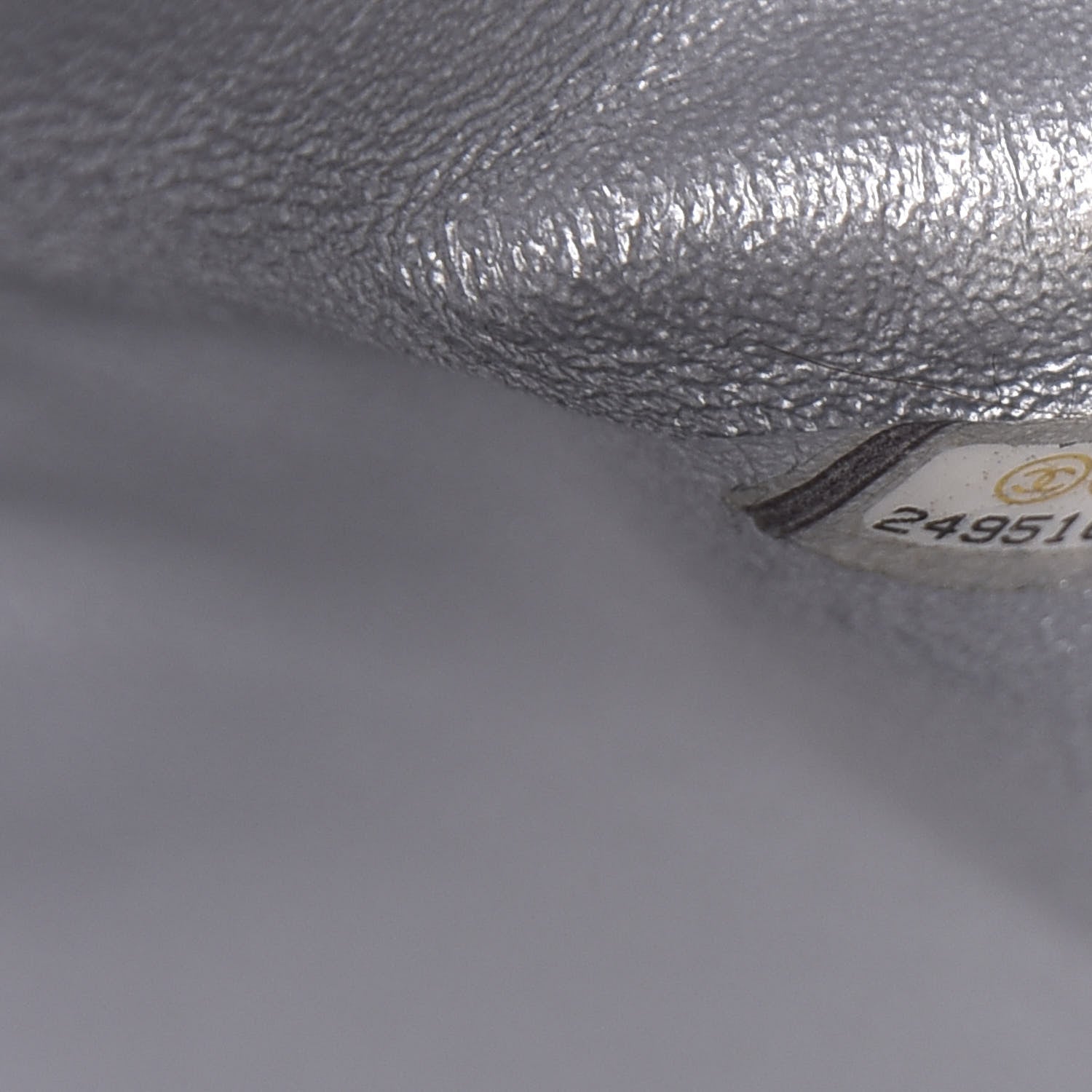 Chanel Metallic Caviar Quilted 2.55 Reissue 226 Flap Silver Black 9 of 10