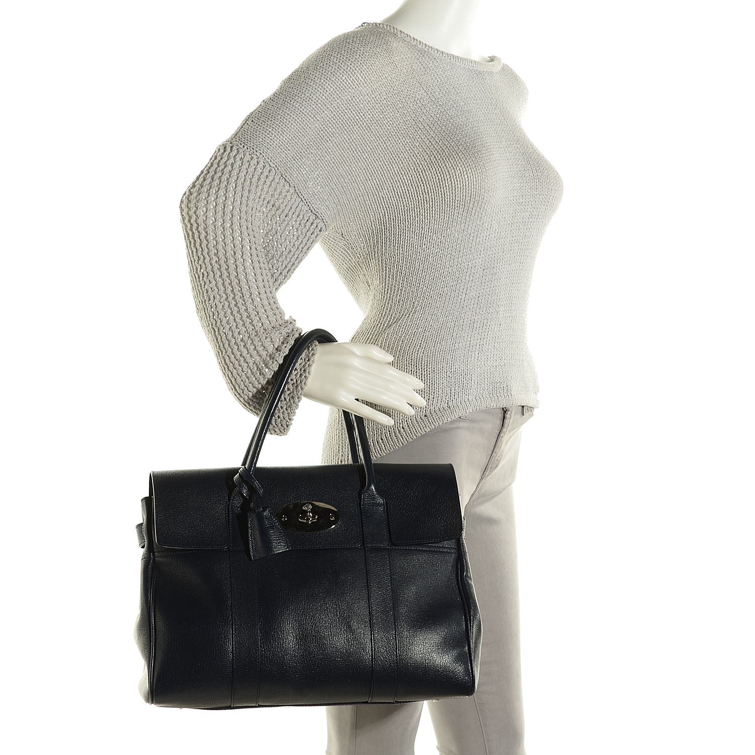 Mulberry Glossy Goatskin Bayswater Midnight 2 of 10