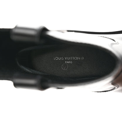 Louis Vuitton Calfskin Monogram Downtown Ankle Boots 36 Black 7 of 9