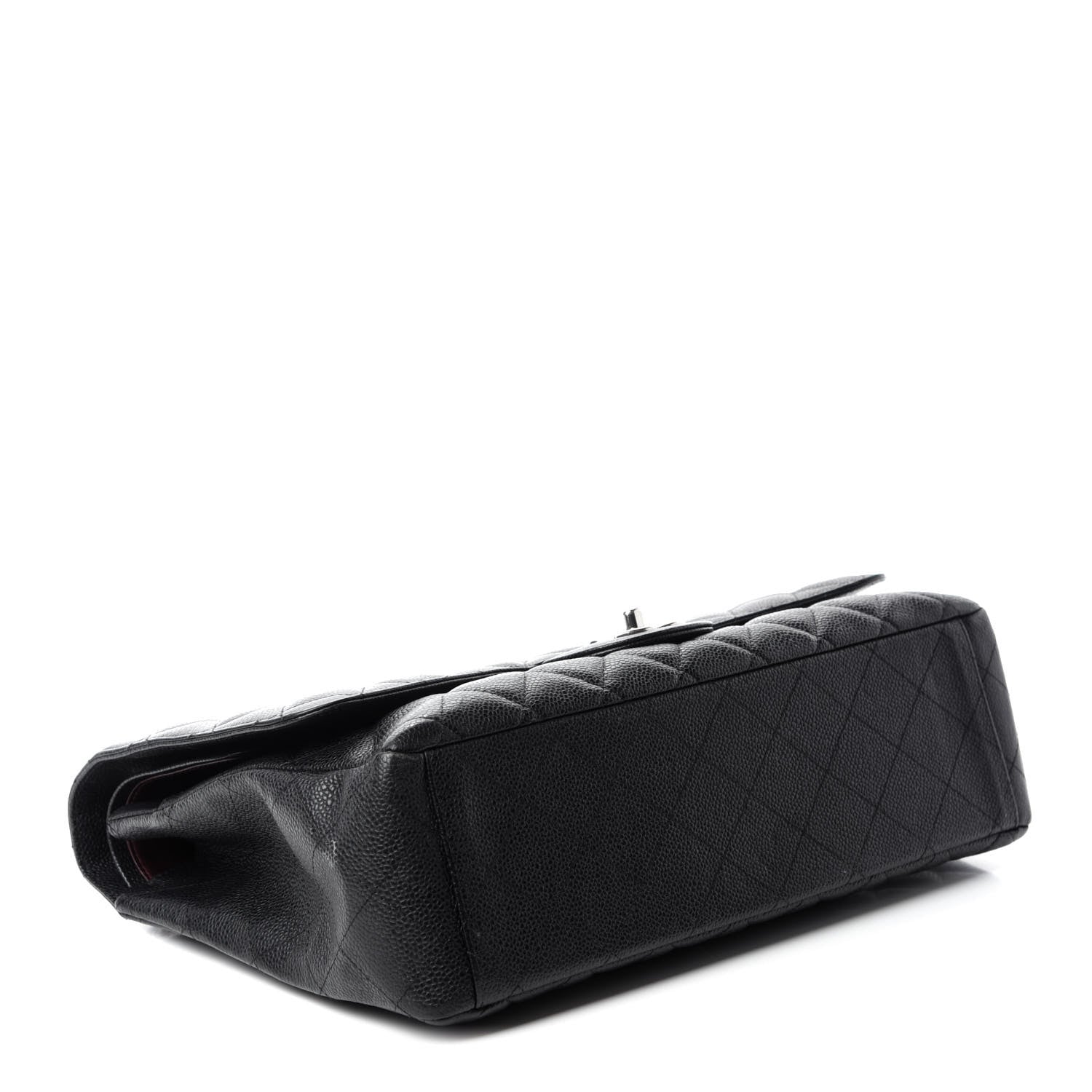 Chanel Caviar Quilted Maxi Double Flap Black 4 of 16