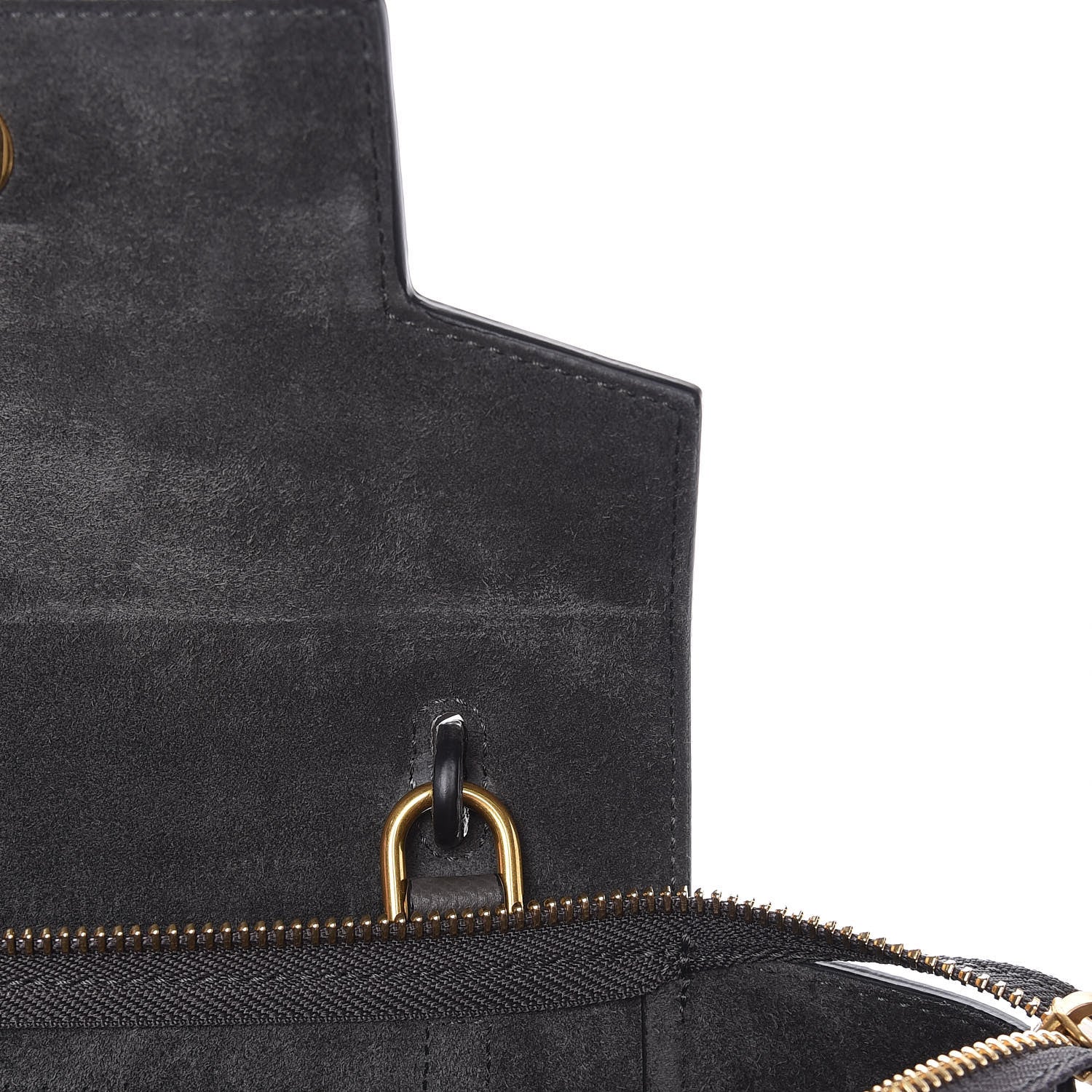 Celine Grained Calfskin Nano Belt Bag Grey 8 of 15