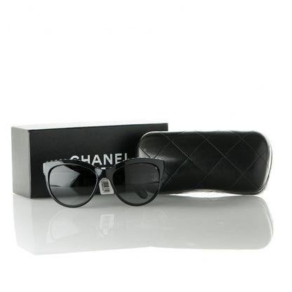 Chanel Freshwater Cultured Pearl Butterfly Sunglasses 6040-H Black 8 of 8