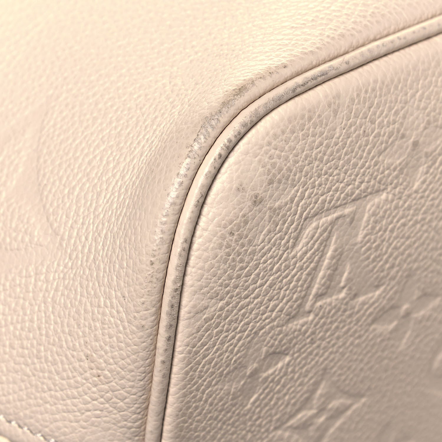 Louis Vuitton Empreinte Monogram Giant Neverfull MM Cream 10 of 11