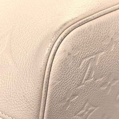 Louis Vuitton Empreinte Monogram Giant Neverfull MM Cream 10 of 11