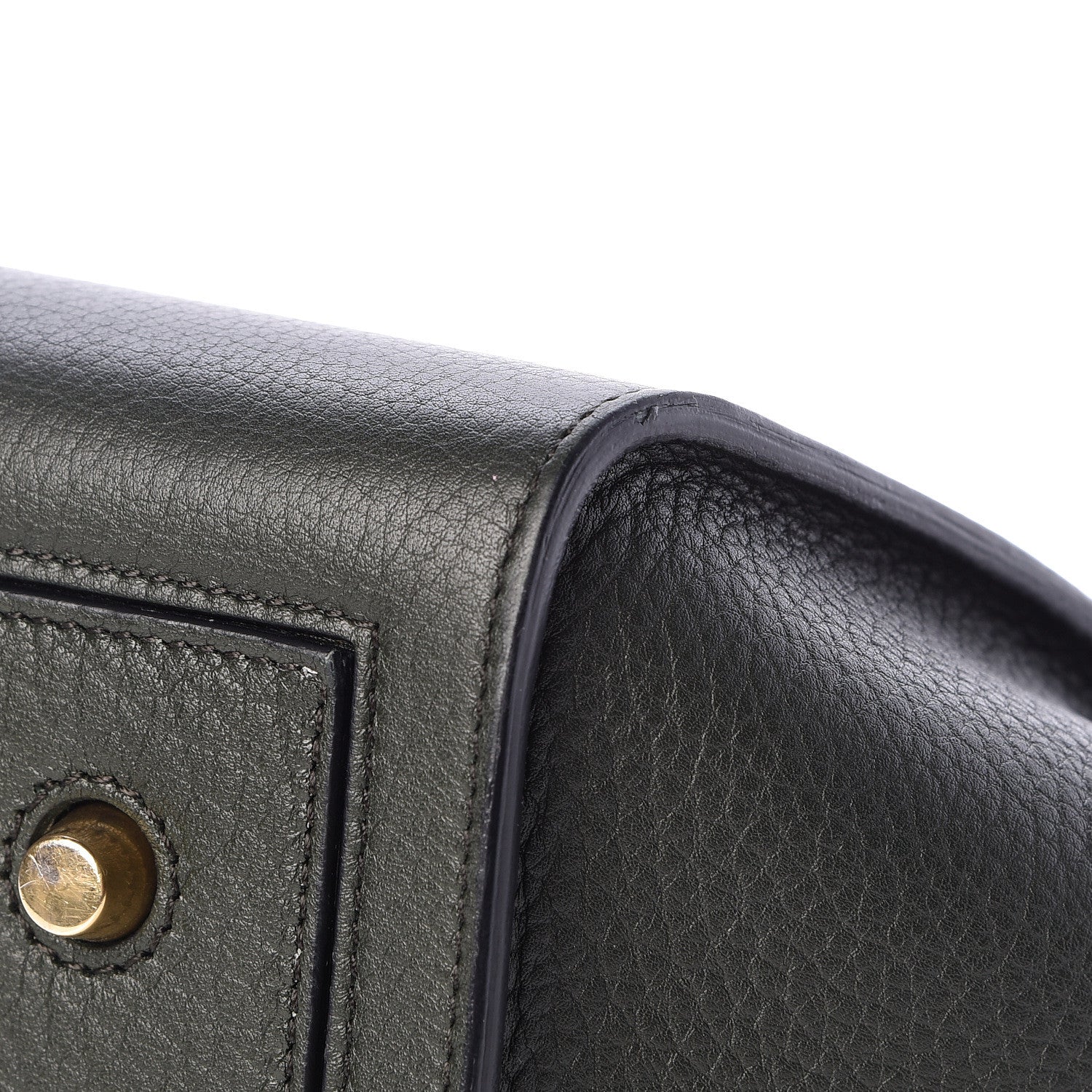 Celine Grained Calfskin Small Tie Knot Tote Anthracite 9 of 10