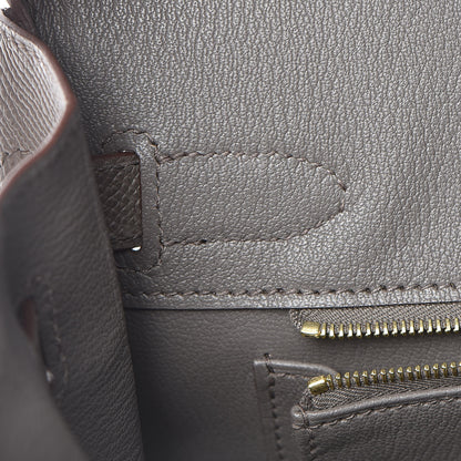 Hermes Epsom Birkin 30 Etain 16 of 34