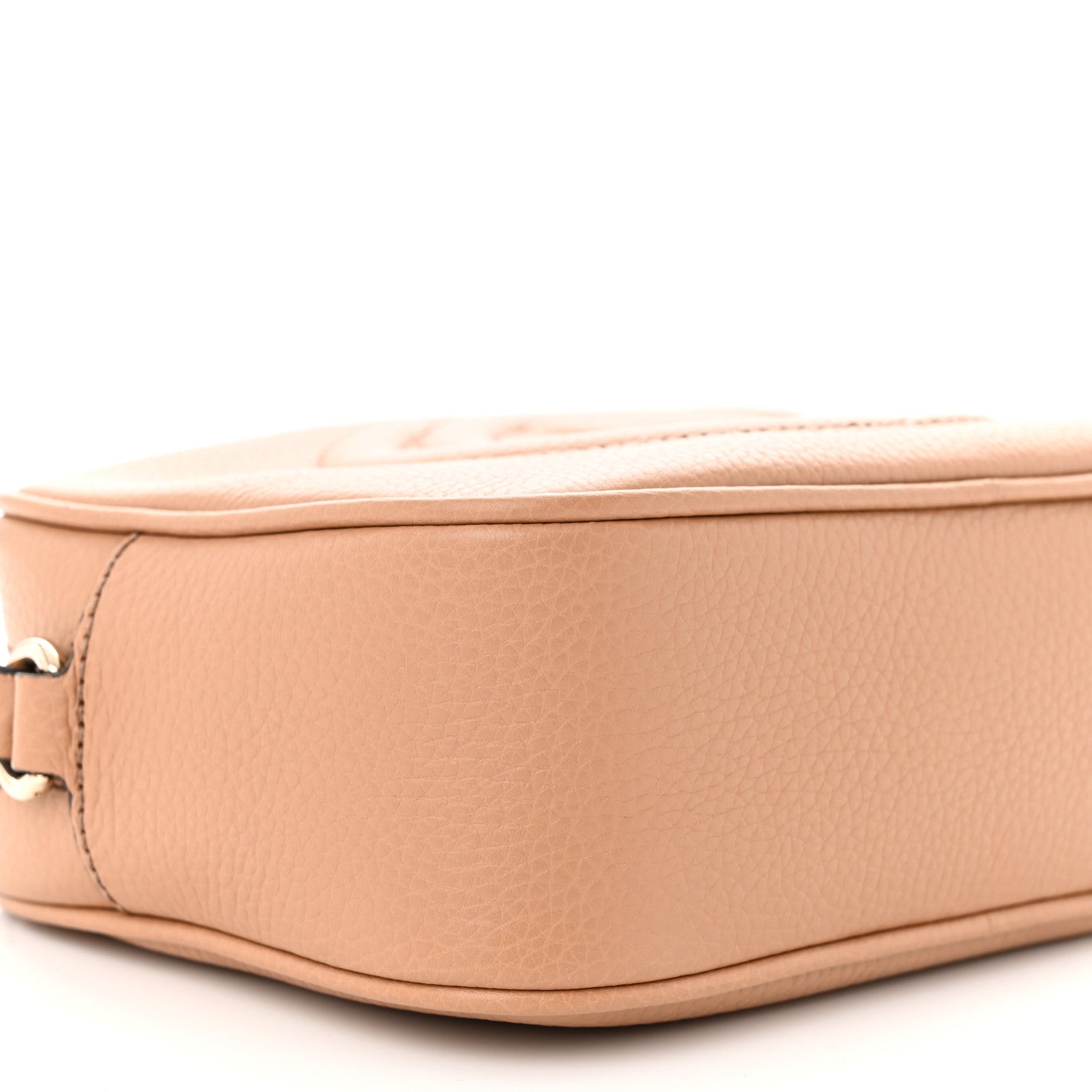 Gucci Pebbled Calfskin Small Soho Disco Bag Camelia 9 of 10