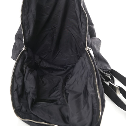 Saint Laurent Nylon City Fold Up Backpack Belt Bag Black 9 of 16