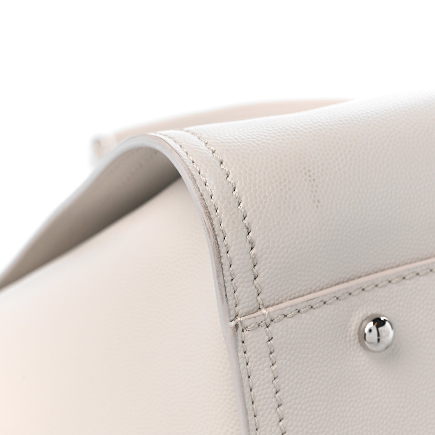 Chanel Caviar Medium Studded Deauville Tote White 8 of 15