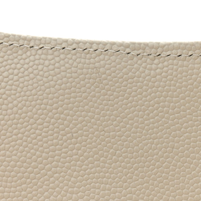 Chanel Caviar Quilted Large Gusset Flap Wallet White 13 of 13