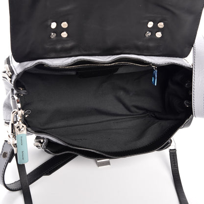 Proenza Schouler Paper Lambskin Medium PS1 Plus Zip Satchel Dove Grey 5 of 9