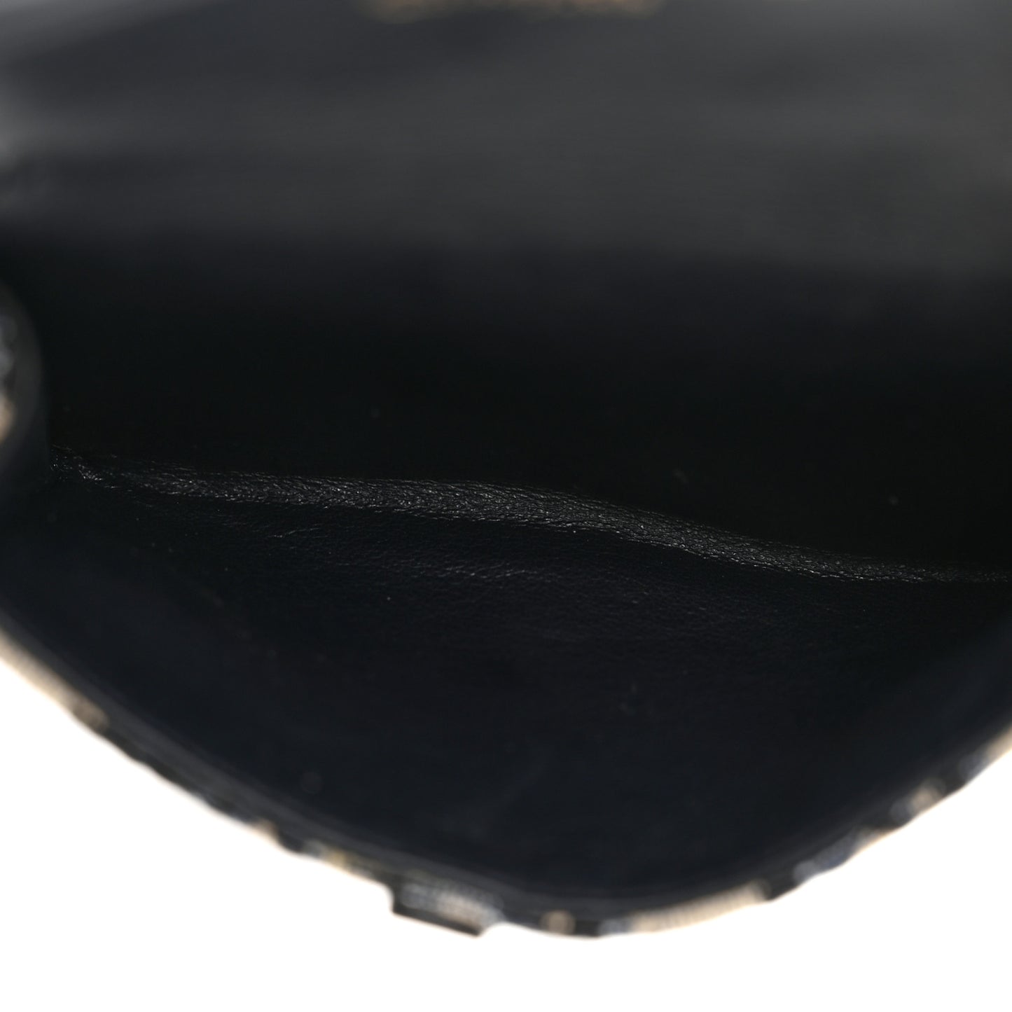 Oblique Nano Saddle Chain Pouch Blue