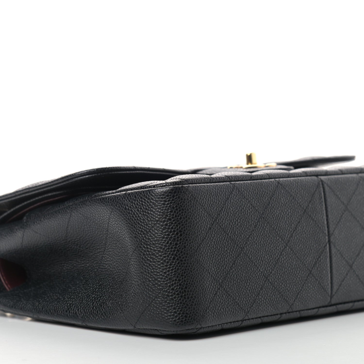 Chanel Caviar Quilted Jumbo Double Flap Black 7 of 11