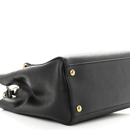 Fendi Vitello Elite Petite 2Jours Tote Black 8 of 13