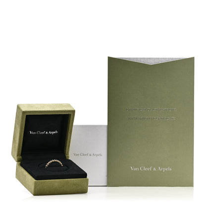 Van Cleef & Arpels 18K Yellow Gold Medium Perlee Ring 57 8 5 of 5