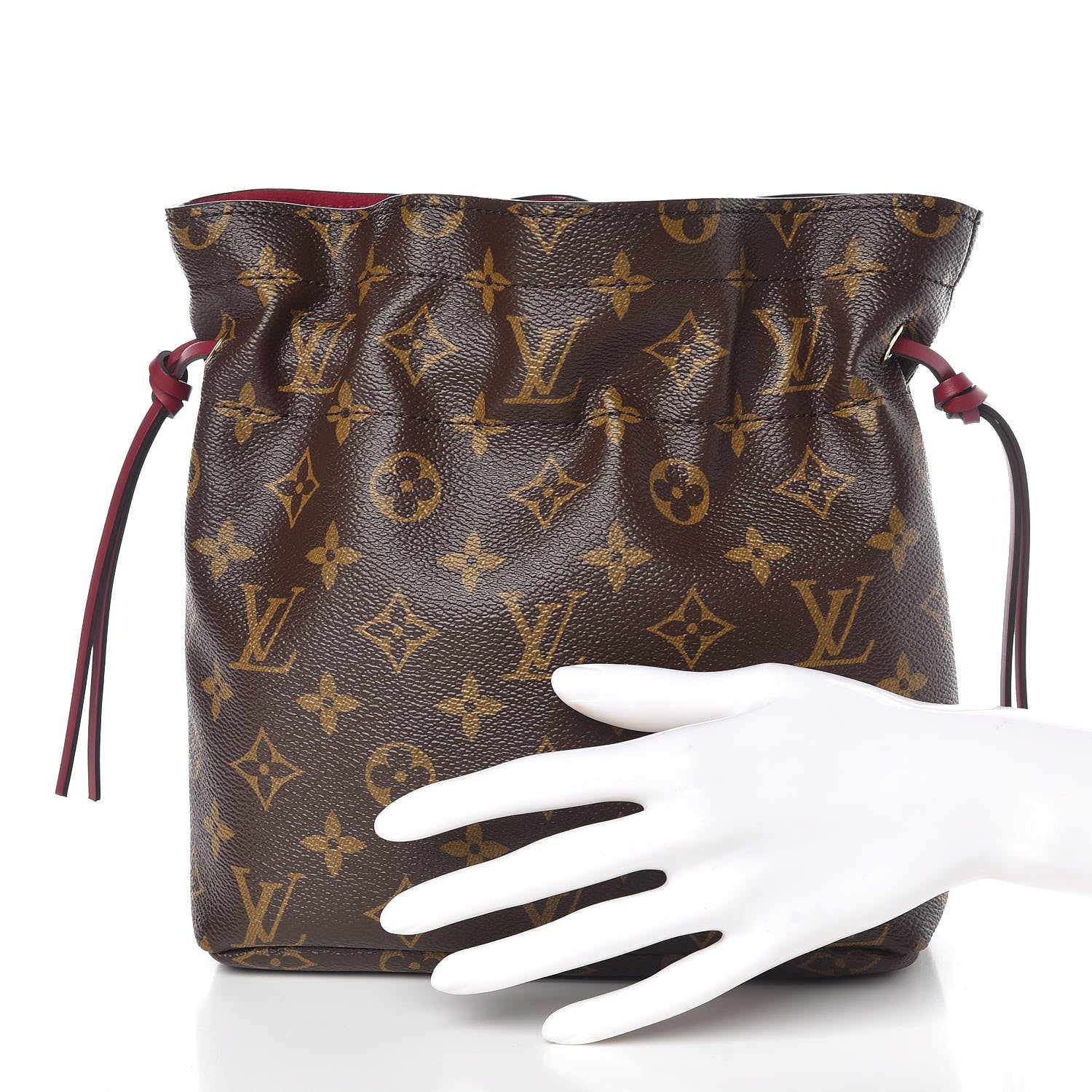 Louis Vuitton Monogram Pouch Noe Fuchsia 2 of 9