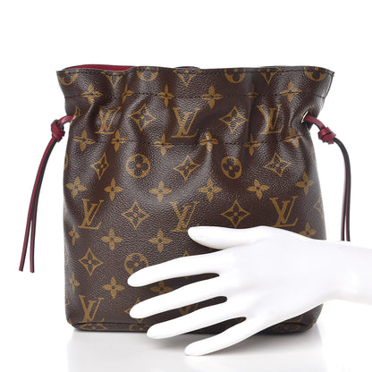 Louis Vuitton Monogram Pouch Noe Fuchsia 2 of 9