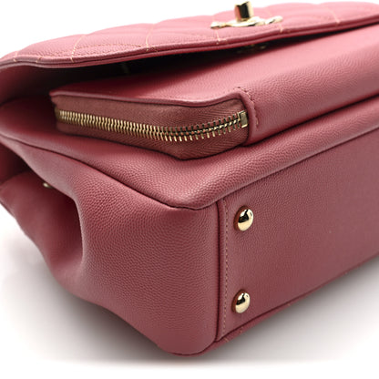 Chanel Caviar Quilted Medium Business Affinity Flap Pink 9 of 10