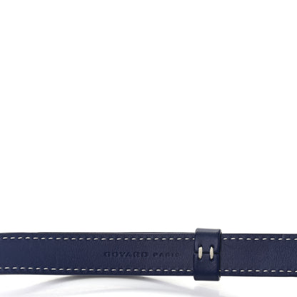 Goyard Calfskin Shoulder Strap Navy Blue 3 of 6