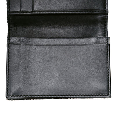 Christian Dior Monogram Compact Saddle Wallet Black 5 of 5