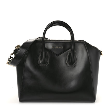 Givenchy Shiny Lord Calfskin Medium Antigona Black 1 of 8