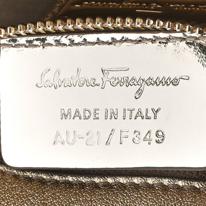 Salvatore Ferragamo Glitter Vara Bow Flap Crossbody Gold 7 of 12