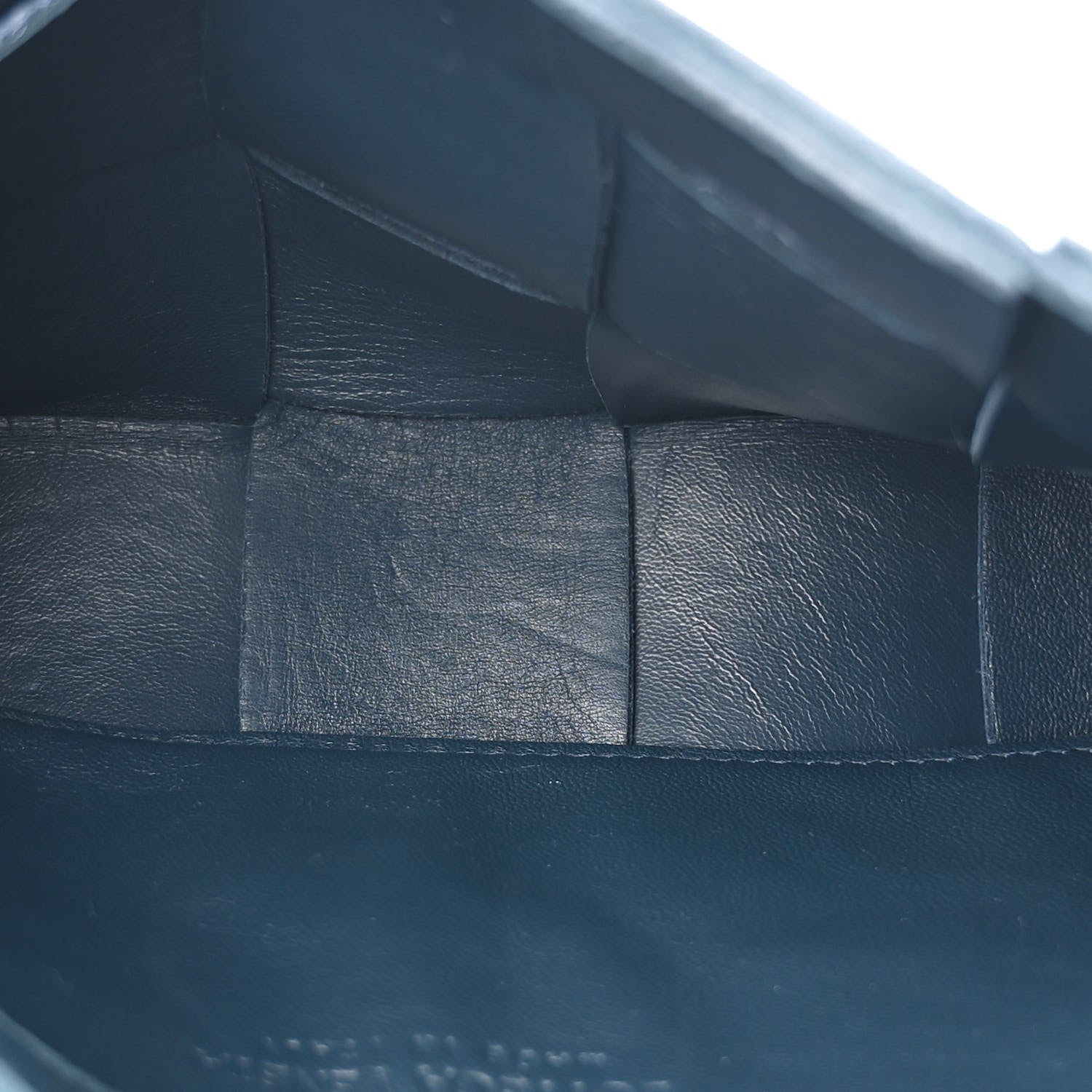 Bottega Veneta Grained Calfskin Maxi Intrecciato Cassette Crossbody Bag Deep Blue 5 of 11