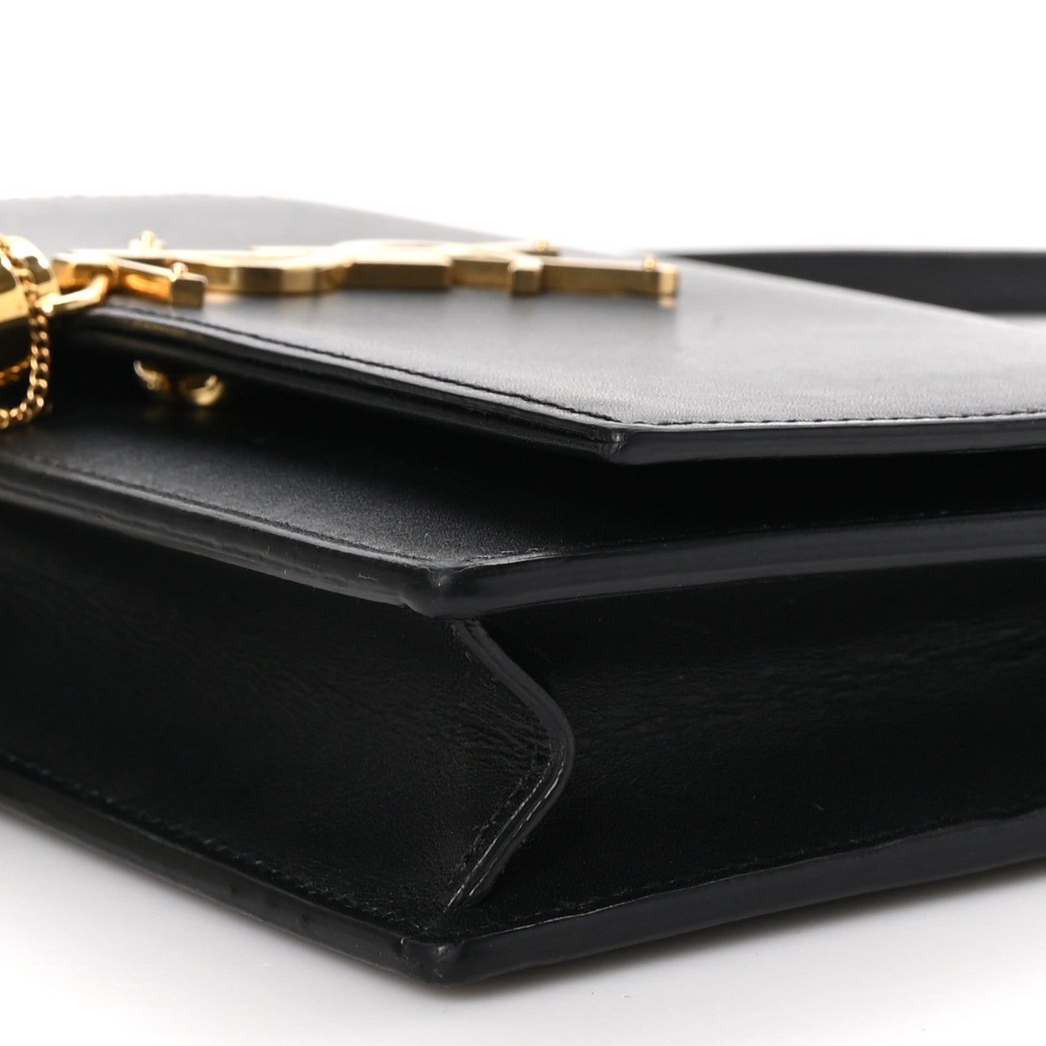 Saint Laurent Calfskin Small Classic Monogram Kate Tassel Satchel Black 9 of 11