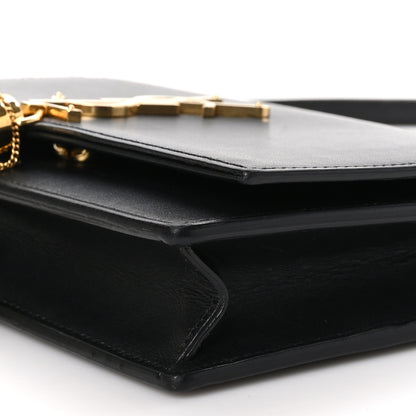 Saint Laurent Calfskin Small Classic Monogram Kate Tassel Satchel Black 9 of 11