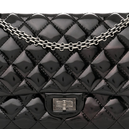 Chanel Patent Quilted 2.55 Reissue 226 Flap Black 7 of 12
