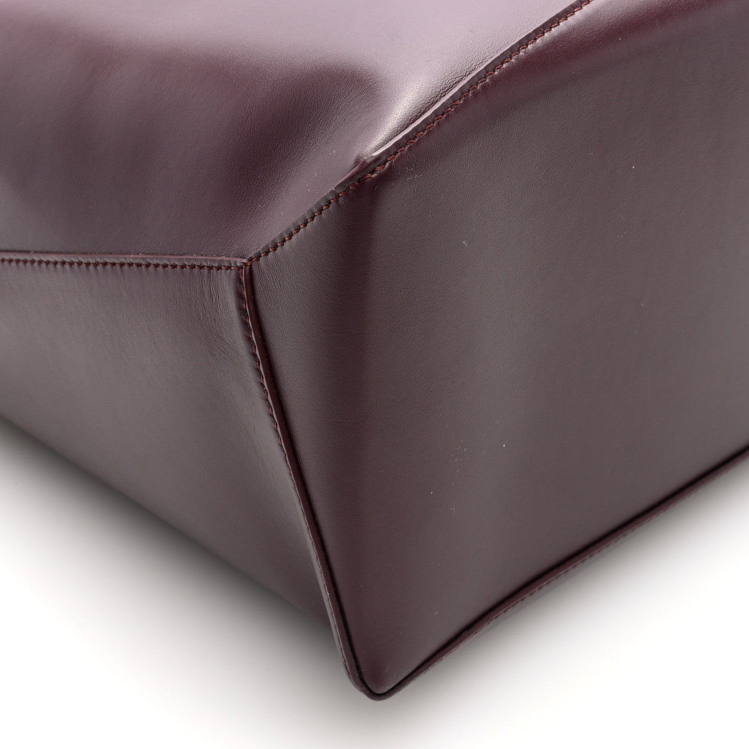 Loewe Calfskin Large Puzzle Edge Bag Burgundy 8 of 9