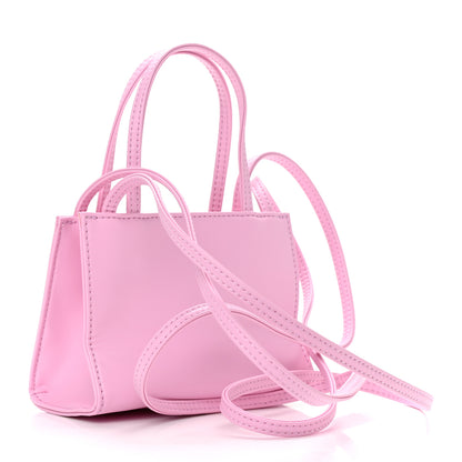 Telfar Vegan Leather Small Shopping Bag Bubblegum 2 of 10