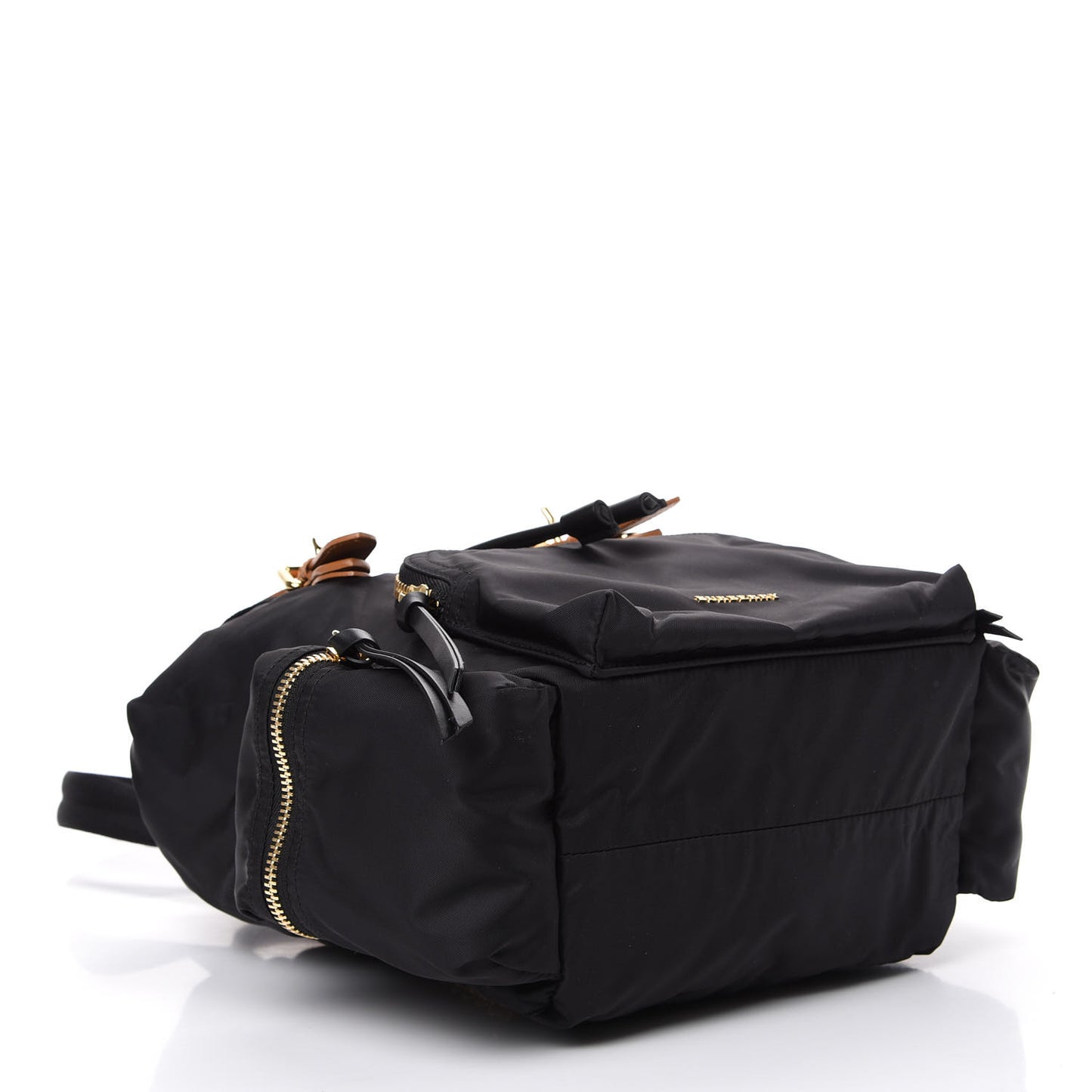 Nylon Rucksack Backpack Black