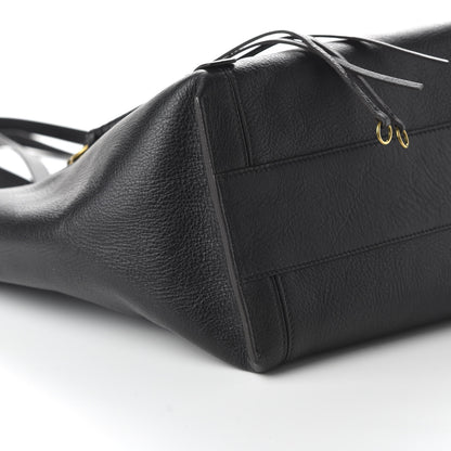 Chloe Smooth Calfskin Medium Milo Shopping Tote Black 6 of 9