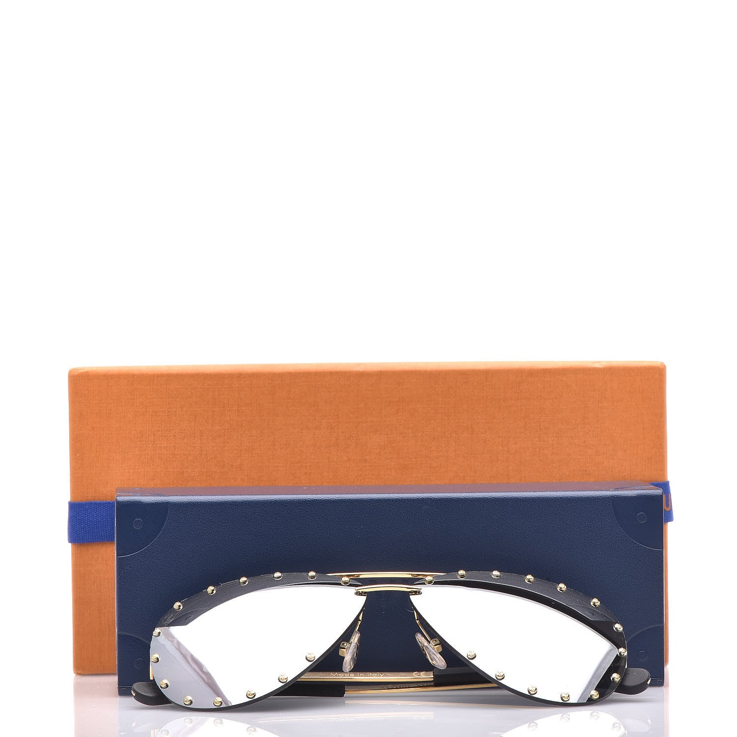 Louis Vuitton The Party Aviator Sunglasses Z0911U Blue 8 of 8