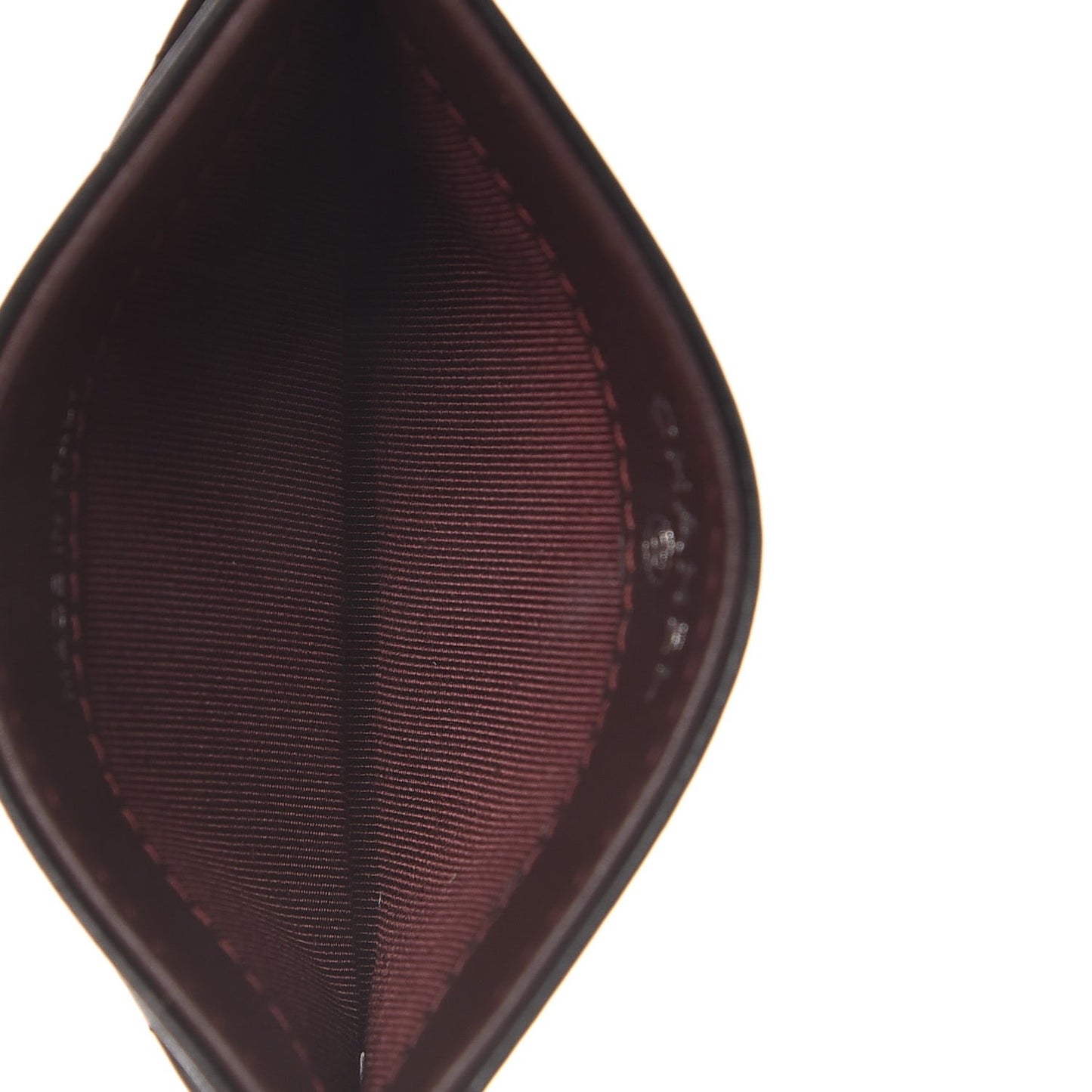 Lambskin Quilted Card Holder Black