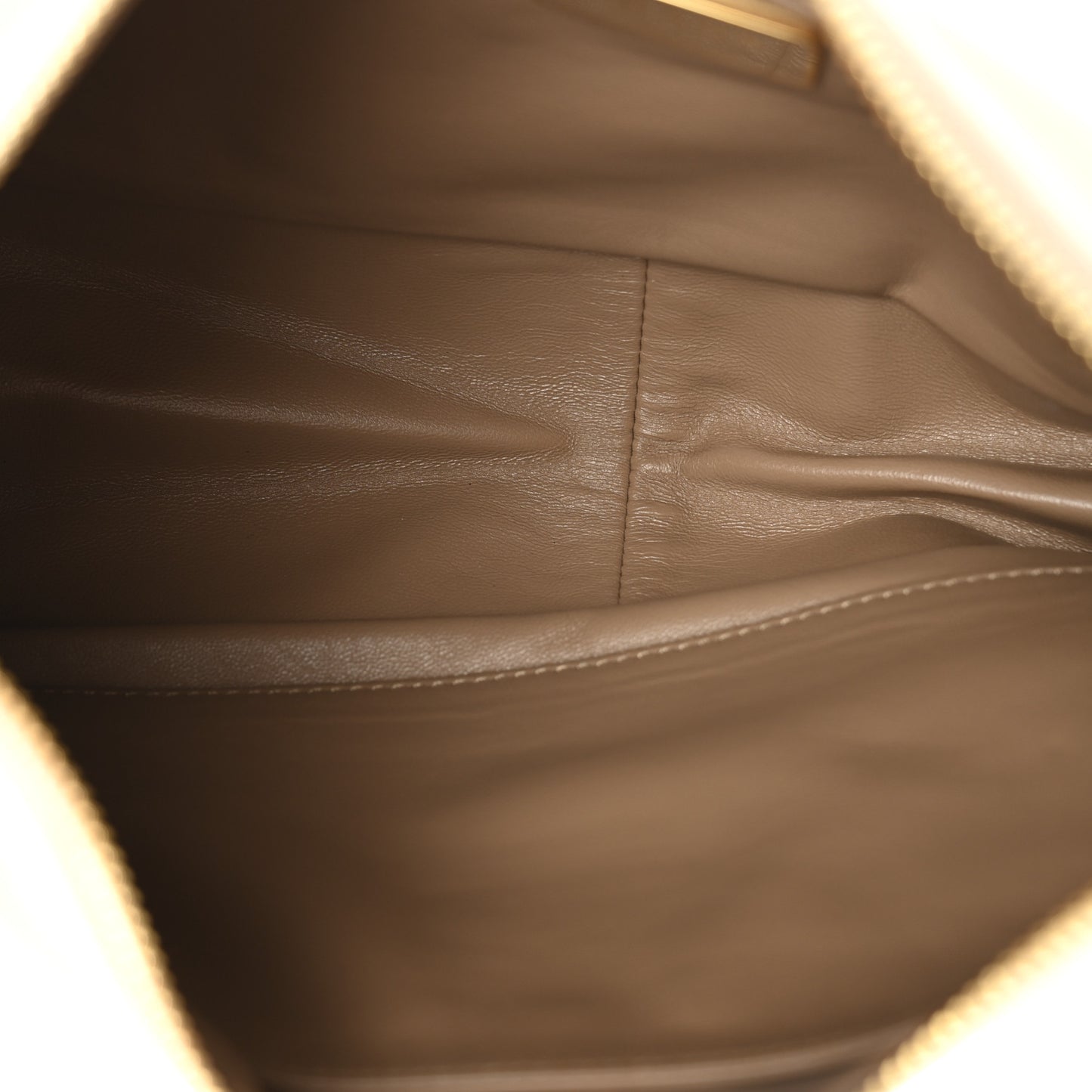 Soft Calfskin Medium Aimee Shoulder Bag Travertine