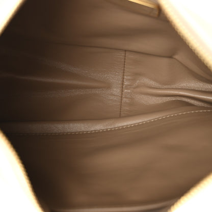Prada Soft Calfskin Medium Aimee Shoulder Bag Travertine 5 of 10