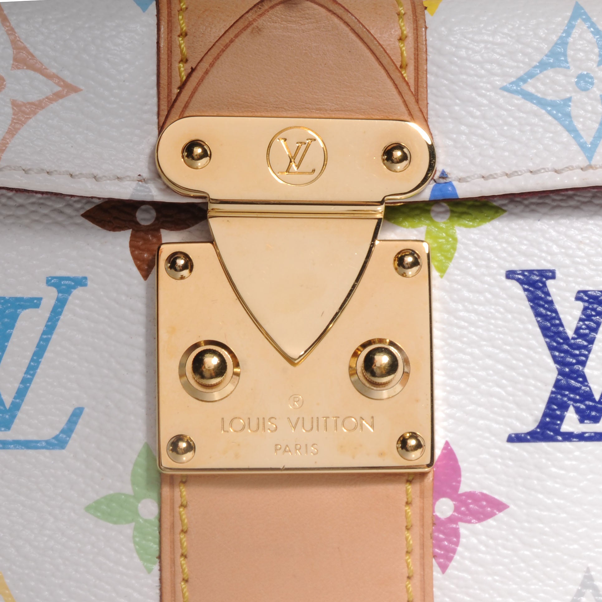 Louis Vuitton Monogram Multicolor Speedy 30 White 9 of 9