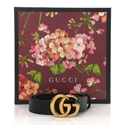 Gucci Calfskin Double G 30mm Belt 95 38 Black 4 of 4