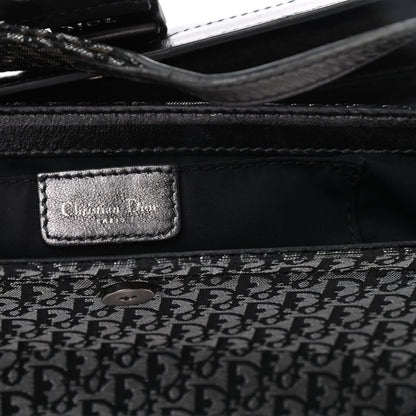 Christian Dior Metallic Monogram Street Chic Shoulder Bag Black 6 of 11