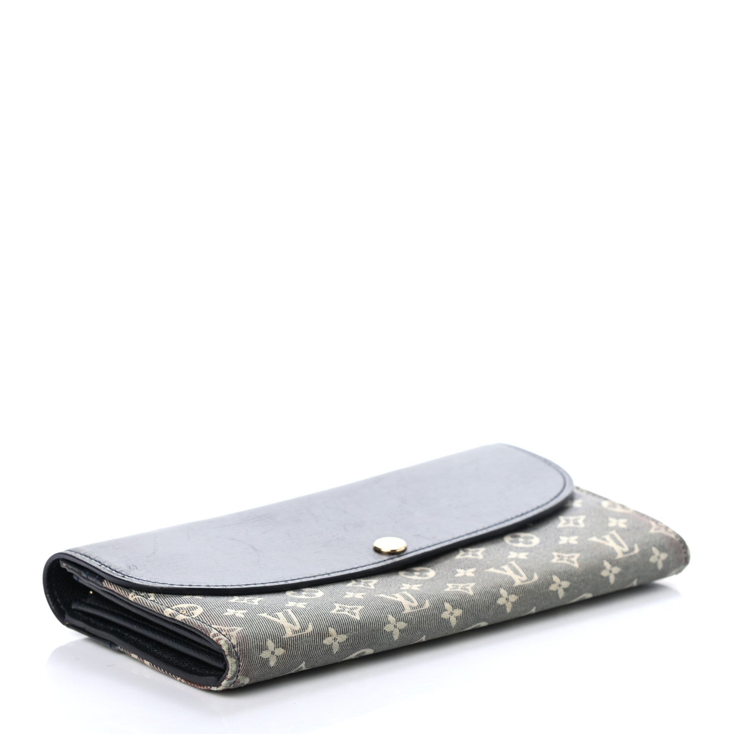 Louis Vuitton Mini Lin Wallet Navy 4 of 10