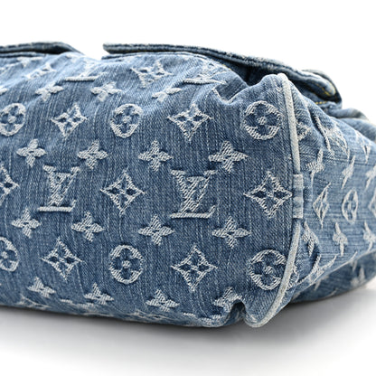 Louis Vuitton Monogram Denim Neo Speedy Blue 10 of 14