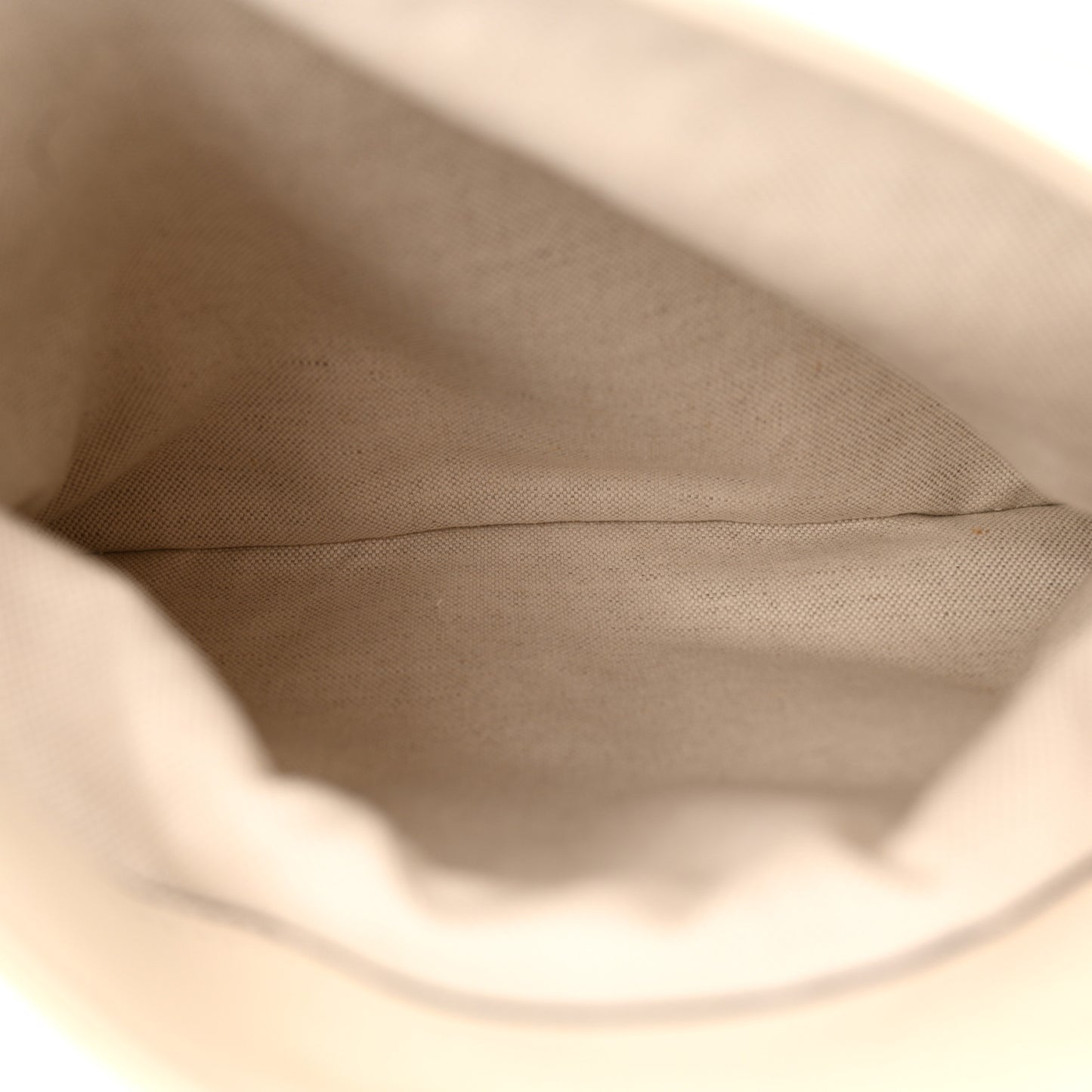Sakai Be Green Calfskin Diagonal Stitched Small Blondie Tote Mystic White