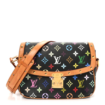 Louis Vuitton Monogram Multicolor Sologne Black 1 of 9