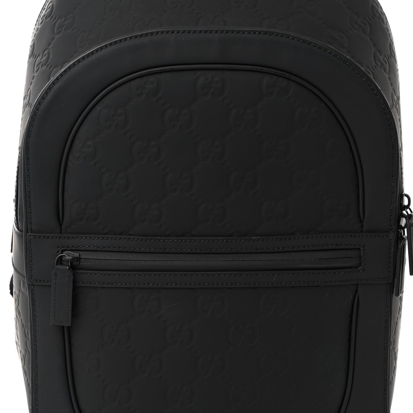 Rubber GG Backpack Black