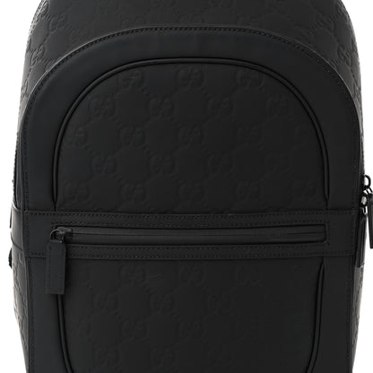 Gucci Rubber GG Backpack Black 9 of 11