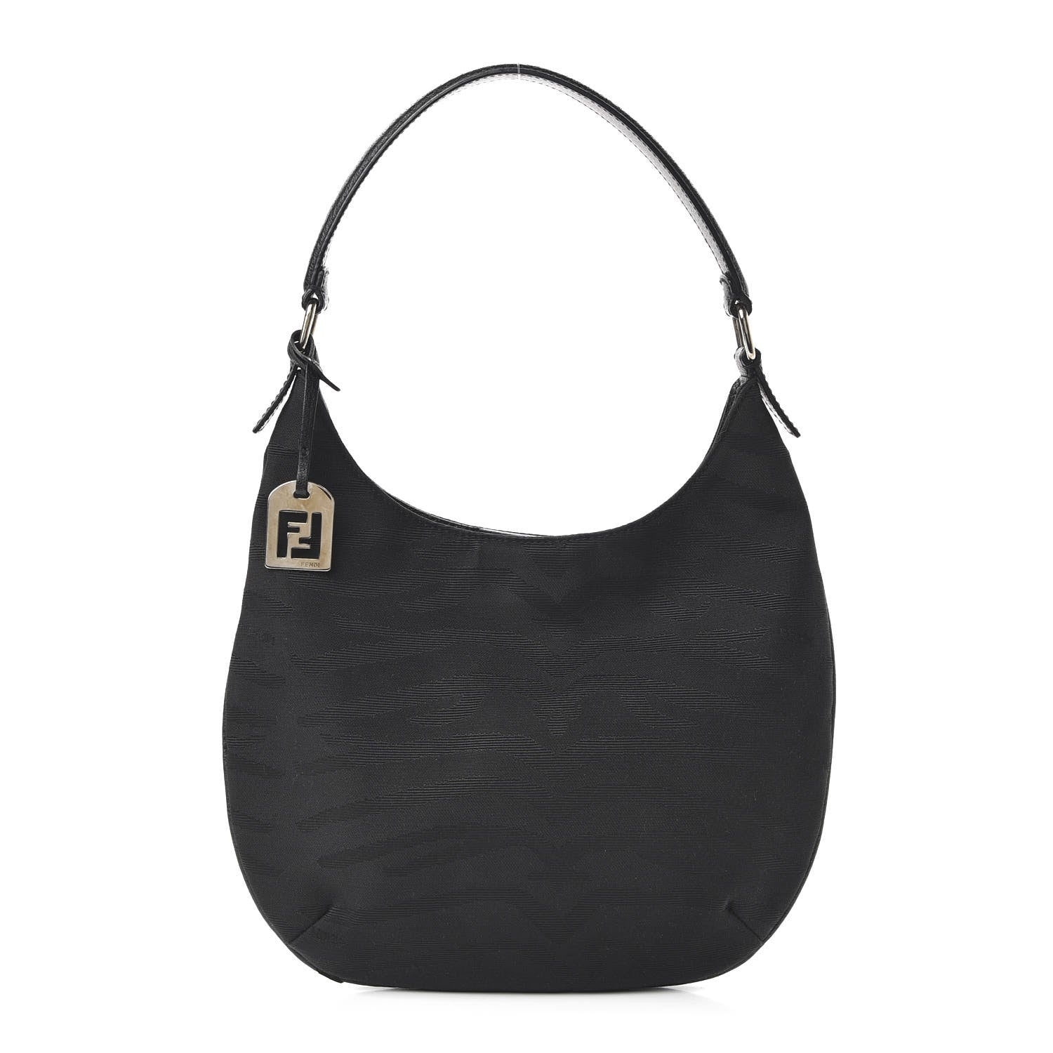 Fendi Canvas Hobo Black 1 of 11