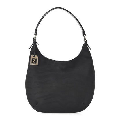 Fendi Canvas Hobo Black 1 of 11
